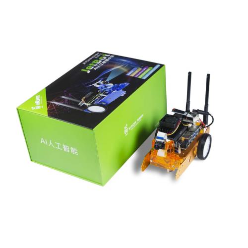 XiaoR Geek Jetbot AI教育キット、NVIDIAのJetson Nano自動運転アルゴリズム実装 (Orange, Without Jetson nano)_2
