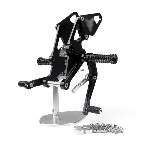 Bruce  Shark バックステップ ヤマハMT-07 FZ-07 2014-2020年 用 バックステップキット CNC 調整可能 リアセット フットペグ ペダル ブラック