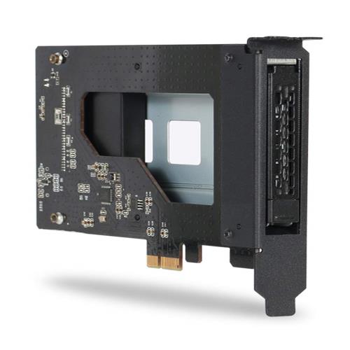 ICYDOCK ToughArmor 2.5 SATA SSD or HDD ホットスワップ用リムーバブルケース PCIe 2.0x1スロット対応 | MB839SP-B