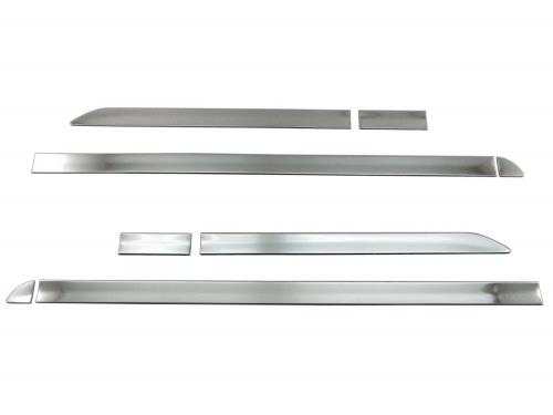 BRIGHTZ NV100クリッパー DR17V 超鏡面ステンレスメッキサイドドアモール 8PC  SID−MOL−104  DR17 DR R17 17 NV100 クリッパー NV 100