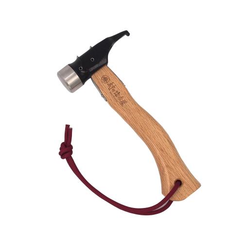エリッゼ（ELLISSE）鍛造 焼入れ ペグハンマー エリッゼステークアルティメットハンマー ◆ショート◆ MADE IN JAPAN(ステンレスヘッド×ブラック)