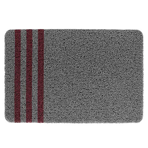 ダルトン(Dulton) インテリア雑貨 PVC マット グレー/レッド Lサイズ PVC MAT GRAY/RED H19-0079L/GRD