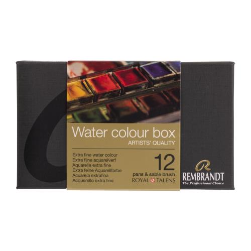 Rembrandt ターレンス 固形水彩絵具 レンブラント透明水彩 12色セット T0583-8612