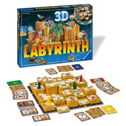 Ravensburger(ラベンスバーガー) ボードゲーム 3Dラビリンス 26831 3 対象年齢 7歳~ テーブルゲーム、知育ゲーム、プレゼント(誕生日/クリスマス)