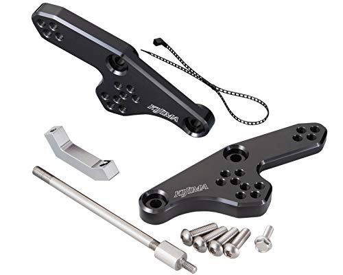 キジマ(Kijima) バイクパーツ ステップ ステップアップブラケット CBR250RR(2BK-MC51) ブラックアルマイト HONDA 213-4383B