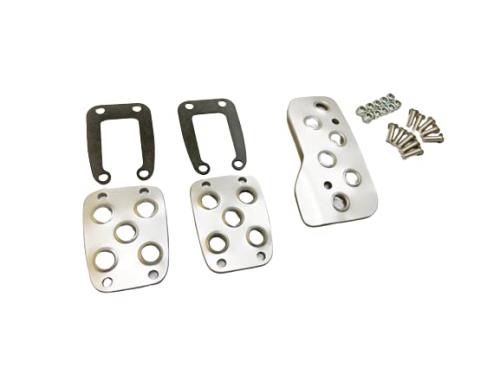 Beatrush(ビートラッシュ) ペダルカバー マニュアル車専用 GR YARIS [GXPA16]前期、YARIS [MXPA10] 適合  S41018PS-A# (シルバー)