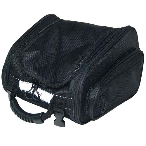 シートバッグ サイドバッグ Pursuit パシュート バイク用鞄 PTS-001 ブラック 容量アップ機能 三角停止表示 レインカバー付