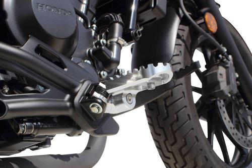 SP武川(TAKEGAWA) ビレットワイドステップキット シルバー CL250(MC57)/CT125(JA55)/レブル250(MC49) 06-13-0088_5