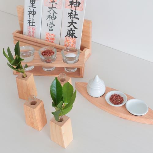 神棚の里(Kamidananosato) 神具 モダン 神具膳 ラバーウッド お供え お祀り