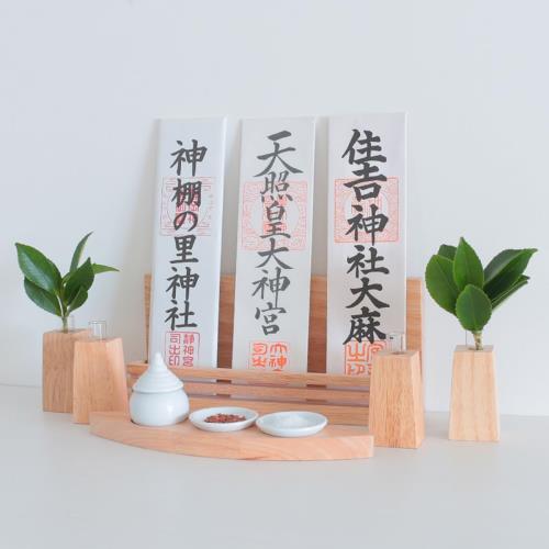 神棚の里 神棚 モダン 神具 神具膳 Lotus Leaf 神具セット 神具セット シンプル おしゃれ モダン神具 ラバーウッド お供え お祀り