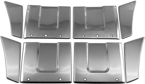 BRIGHTZ キャリイトラック DA63T DA65T 超鏡面ステンレスメッキリアマッドガードパネル 8PC  SID−ETC−MID−004  DA63 DA65 DA A63 A65 63 65 キャリイ トラック キャリィ