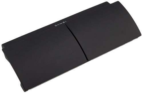SANEI(サンエイ) ダブルぺーパーホルダー 片手でペーパーカット ペーパーを2個収納 マットブラック W3801-D