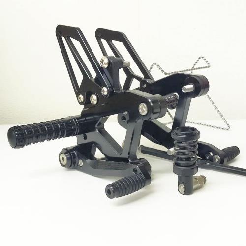 ZX-25R ZX-4R バックステップ ブラックアルマイト