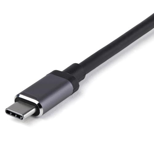 StarTech.com USB Type-Cマルチ変換アダプター/USB-C - 4K60Hz HDMI または Mini DisplayPort/100W Power Deliveryパススルー対応/10Gbps USBポート x4/USB-C マルチハブ DKT31CMDPHPD スペースグレー_3