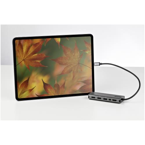 StarTech.com USB Type-Cマルチ変換アダプター/USB-C - 4K60Hz HDMI または Mini DisplayPort/100W Power Deliveryパススルー対応/10Gbps USBポート x4/USB-C マルチハブ DKT31CMDPHPD スペースグレー_7
