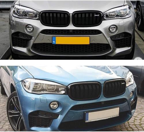 Zealhot 向こう正面食べ物屋 キドニーグリル BMW X5続きもの F15 X6続きもの 15-IN F16 働き掛けるセットラジエターグリル(2015-2019)