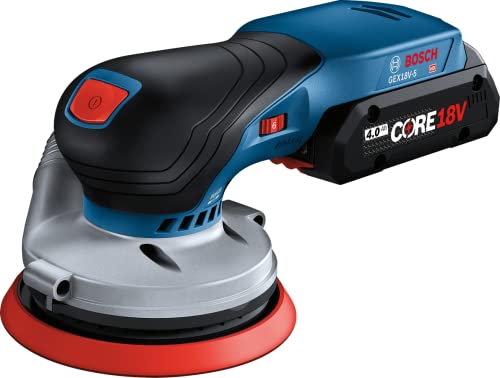 Bosch Professional(ボッシュ) 18Vコードレスランダムアクションサンダー GEX18V-125 充電式 コードレス 電動サンダー 研磨工具・車磨き・ポリッシャー・油膜・うろこ取り・鏡面磨き・木工研削・艶出し・傷補修