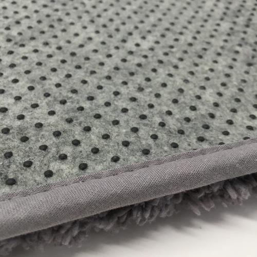 センコー(Senko) B.B.collection クッショニー 2 ロング 幅 洗面 マット 約50× 180cm グレー 厚手 ボリューム 50100_4