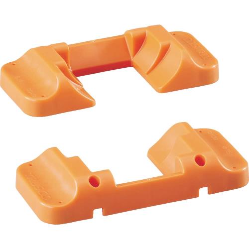 ケース販売TRUSCO(トラスコ) 75パイ/100パイキャスタｰ用車止めとめたろう 2個1組 CH75100-2S×20組