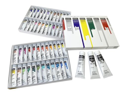 リキテックス(Liquitex) リキテックス アクリル絵具 リキテックス ガッシュ・アクリリックプラス 全色51本セット 20ml+60ml3本 15821851