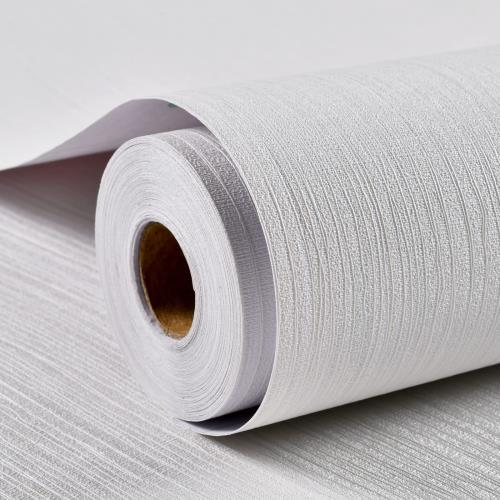 Haimin シール60cm×10m はがせる壁紙 白い 立体感 縞模様 無地壁紙ホワイト 防水 防汚 耐熱 リメイクシートDIY 装飾シート居間 寝室 店舗 壁 家具