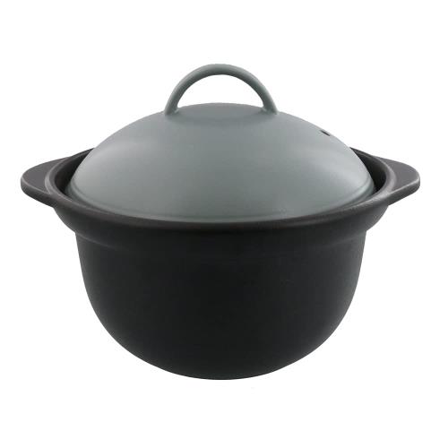 EAST table(イーストテーブル) 5分で炊けるご飯土鍋 2合 T-east グレー 直火専用 23.4×20×17.2cm 日本製 直火可 食洗機対応 レンジ対応 ea-001