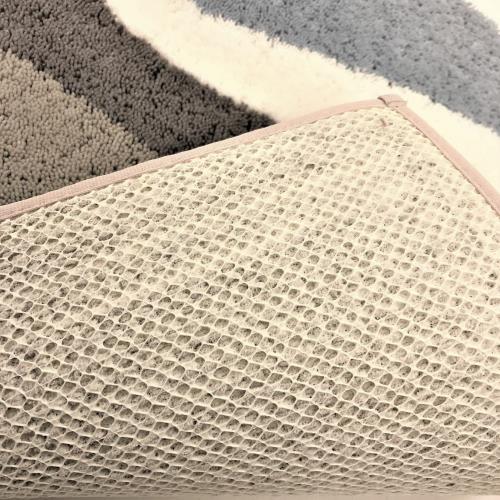 センコー M+home キンバリー 玄関マット インテリアマット 約55×85cm ベージュ モダン 日本製 抗菌 防臭 洗える 27856_2