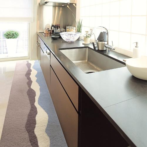 センコー M+home キンバリー 玄関マット インテリアマット 約55×85cm ベージュ モダン 日本製 抗菌 防臭 洗える 27856_3