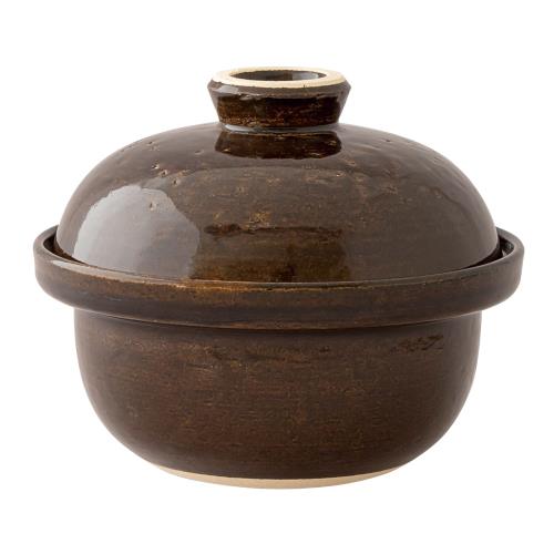 長谷製陶(Nagatani Seitou) 長谷園 土鍋 燻製器 「 いぶしぎん 」 ミニ 約19cm 約1000ml 直火可 空焚きOK レシピ 金網×2 燻製チップ付 茶色 ブラウン アメ釉 伊賀焼 日本製 ACKー10