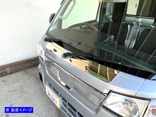 BRIGHTZ ハイゼットトラック S500P S510P 後期 超鏡面ステンレスメッキボンネットパネル 2マイコン  BON−COV−043  S500 S510 S 500 510 ご機嫌ゼット 貨物自動車