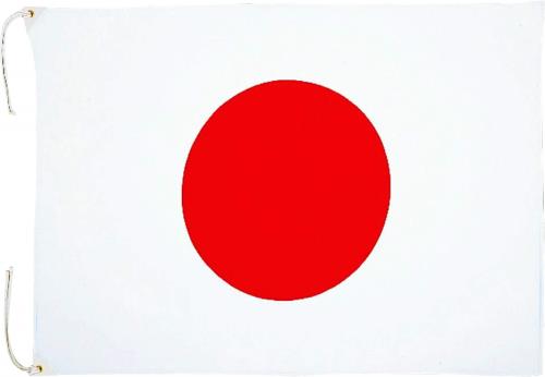 国旗 日の丸 日本製 ツイル（テトロン/速乾性のシワになりにくい生地)掲揚 応援 祝日 学校 (90×135cm)_1