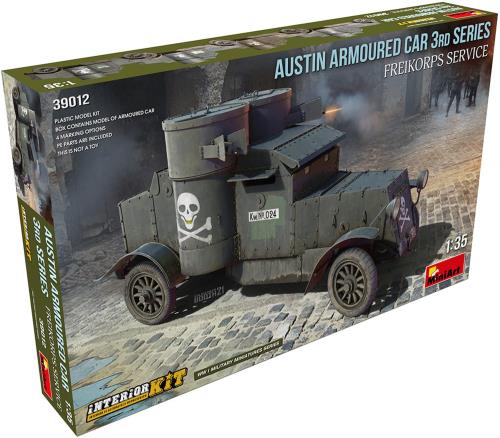ミニアート 1/35 ドイツ軍 オースチン装甲車3型 ドイツ義勇軍仕様 フルインテリア プラモデル MA39012
