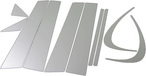 BRIGHTZ CT200h ZWA10 超鏡面ステンレスメッキピラーパネル バイザー 無用 10PC  PIL−SIL−017  CT200H CT200