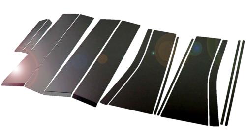 BRIGHTZ エルグランド E52 超鏡面ステンレスブラックメッキピラーパネル バイザー無用 3Dタイプ 14PC  PIL−BLA−138  TNE52 PNE52 TE52 PE52