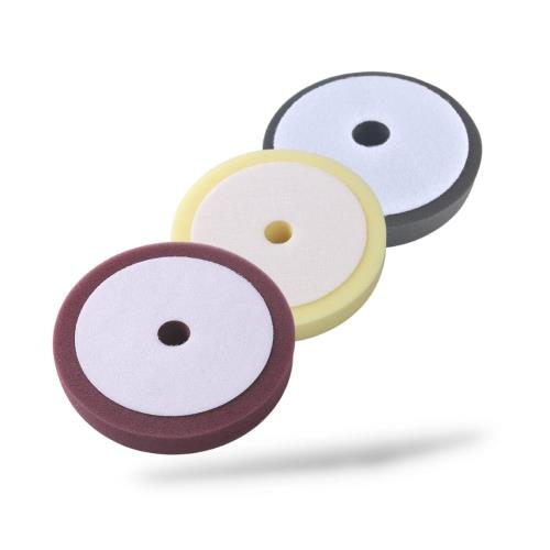 レジプロb ポリッシャースポンジバフ 180mm 3個セット ミックスタイプ 粗目・中目・細目 ワックス研磨用
