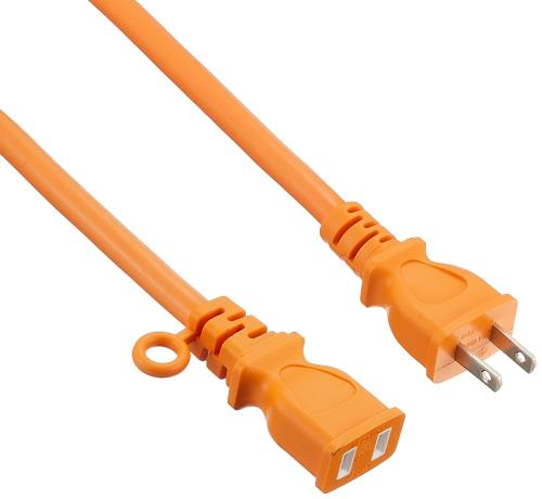 山善(YAMAZEN) 園芸機械用 延長コード 15m VCT/1.25×2芯 15A・125V(合計1500Wまで) オレンジ ECT-S715K