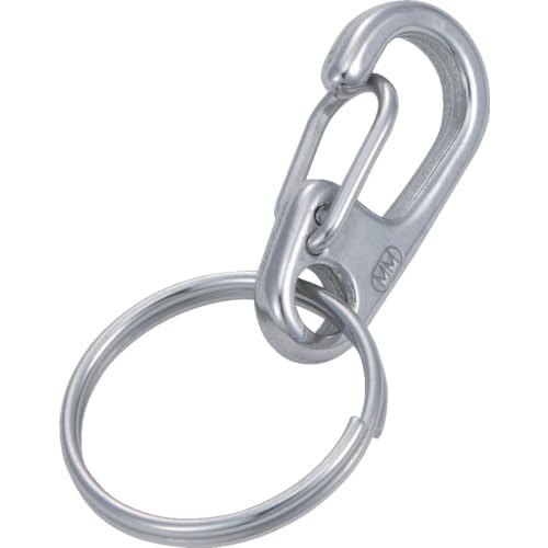 TRUSCO(トラスコ) ミニクリップ 二重リング付き ステンレス製 #0 2個入 TMPW-0 × 20袋 ケース販売