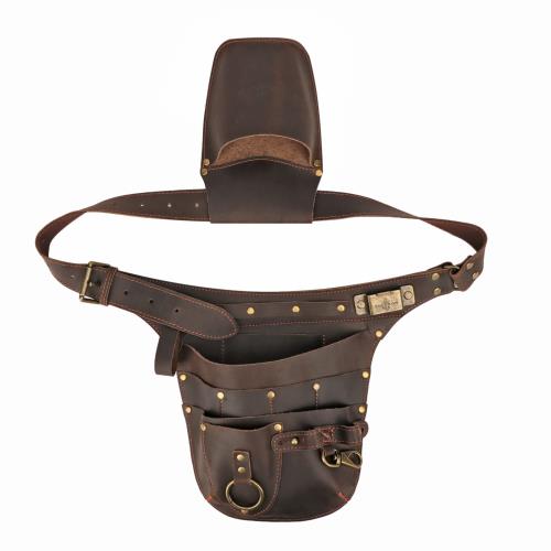 TOURBON ガーデニングポーチ 工具入れ 腰袋 ウエストバッグ 園芸用 作業用 コンパクト設計