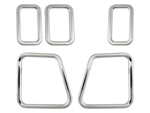 BRIGHTZ タントカスタム LA650S LA660S 超鏡面ステンレスメッキデフロスターリング 5PC AC−COV−004 LA650 LA660 A650 A660 650 660 タント カスタム