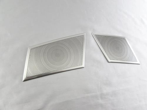 BRIGHTZ エクストレイル SNT33 T33 ステンレスダッシュボードスピーカーカバー 2PC サテンシルバー  SPEAKER−150  SNT33 ST33 NT33 SNT ST NT T 33 エクストレール_1