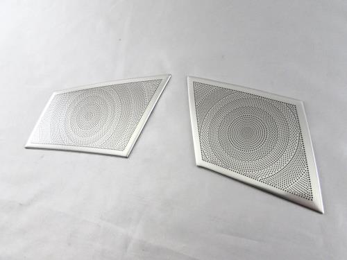 BRIGHTZ エクストレイル SNT33 T33 ステンレスダッシュボードスピーカーカバー 2PC サテンシルバー  SPEAKER−150  SNT33 ST33 NT33 SNT ST NT T 33 エクストレール_2