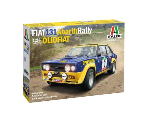 Italeri イタレリ 1/24 フィアット 131 アバルトラリー ORIO FIAT 日本語説明書付属 プラモデル IT3667
