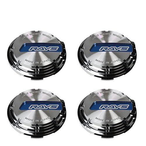 RAYS(レイズ) グラムライツ センターキャップ No.17 Chrome/BL 4個セット 61025000005BC-4
