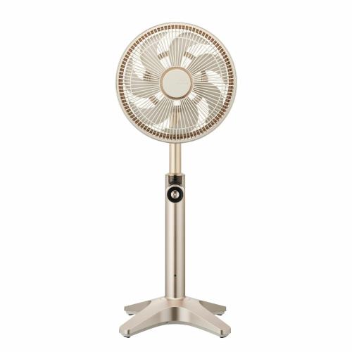 ドウシシャ 扇風機 サーキュレーター 兼用 25？ シャンパンゴールド 最軽量 軽い DCモーター 首振り リモコン付き 静音 節電 省エネ 上下左右 風量無段階 カモメファン Kamomefan +c lite (カモメファン プラスシー ライト)