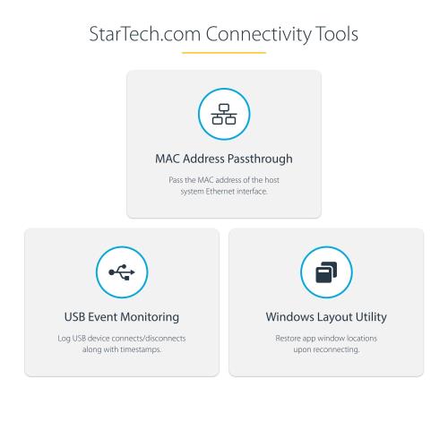 StarTech.com ドッキングステーション USB-C接続 2画面 4K60Hz 85W 7x USBハブ LAN Windows 101N-USBC-DOCK_8