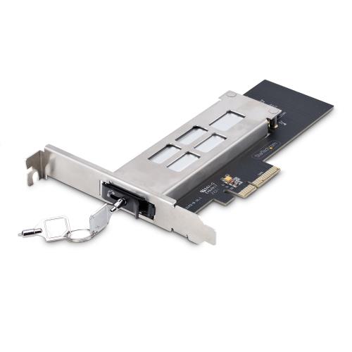 StarTech.com M.2 NVMe SSD対応モバイルラック／PCIe 4.0 x4／ホットスワップ対応／工具不要／鍵付き／PCI Express 高速データ転送 M2-REMOVABLE-PCIE-N1