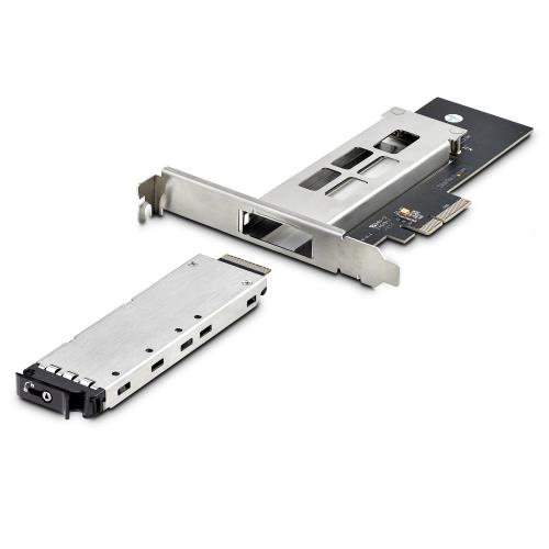 StarTech.com M.2 NVMe SSD対応モバイルラック／PCIe 4.0 x4／ホットスワップ対応／工具不要／鍵付き／PCI Express 高速データ転送 M2-REMOVABLE-PCIE-N1