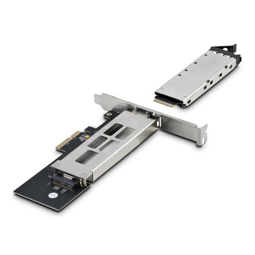 StarTech.com M.2 NVMe SSD対応モバイルラック／PCIe 4.0 x4／ホットスワップ対応／工具不要／鍵付き／PCI Express 高速データ転送 M2-REMOVABLE-PCIE-N1