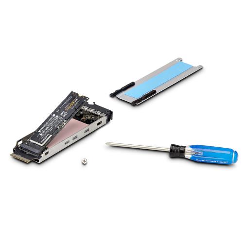 StarTech.com M.2 NVMe SSD対応モバイルラック／PCIe 4.0 x4／ホットスワップ対応／工具不要／鍵付き／PCI Express 高速データ転送 M2-REMOVABLE-PCIE-N1