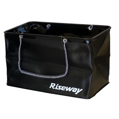 ライズウェイ(Riseway) 磯釣り UEV-044 折りたたみバッカン (フタ無し) 40cm ブラック